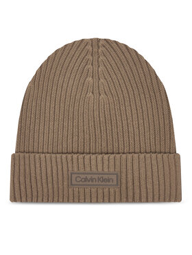 Calvin Klein Čiapka Calvin Klein Patch Chunky LV04D8053G Béžová