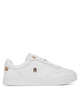 Tommy Hilfiger Snīkeri Tommy Hilfiger Essential Elevated Court Sneaker FW0FW08758 Balts