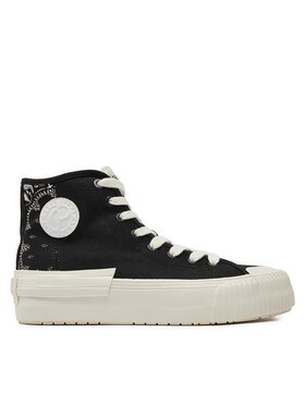 Pepe Jeans Trampki Pepe Jeans Samoi Divided PLS31554 Czarny