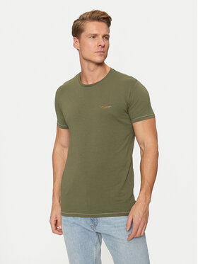 Aeronautica Militare Aeronautica Militare Футболка AM1UTI003 Зелений Regular Fit