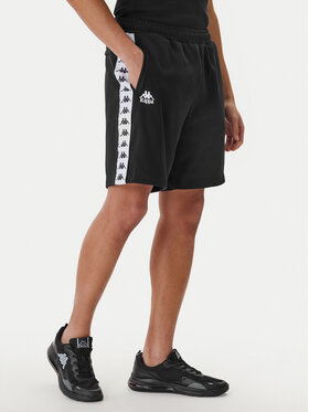 Kappa Kappa Sportiniai šortai Banda Oviedo 351S77W Juoda Comfort Fit