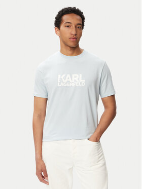 KARL LAGERFELD KARL LAGERFELD Camiseta 755780 563235 Azul claro Regular Fit