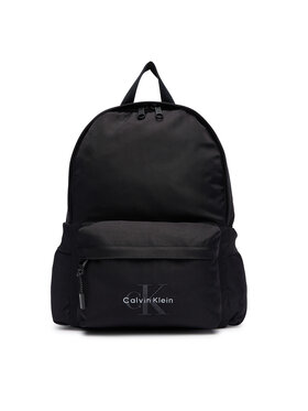Calvin Klein Jeans Rucksack Calvin Klein Jeans Solid Monologo Backpack IU0IU00731 Schwarz