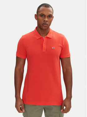 Tommy Jeans Tommy Jeans Polo majica DM0DM20676 Rdeča Slim Fit