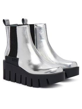 United Nude Botki United Nude Grip Chelsea LO V 1103214116 Srebrny