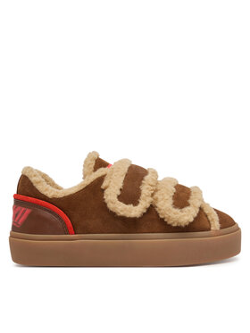 Inuikii Sneakers Inuikii Lila Shearling Low Velcro 1001.001.0561.150 Marrone