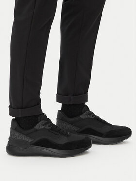 MICHAEL Michael Kors Sneakers MICHAEL Michael Kors Trevor Mixed-Media Trainer 42F4TRFS7D Negru