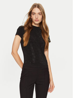 Guess Guess Футболка W4BI26 J1314 Чорний Slim Fit