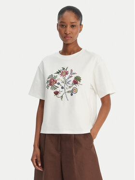 Weekend Max Mara Weekend Max Mara Camiseta Sabato 2615941112 Blanco Regular Fit