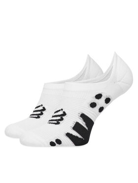 Compressport Členkové ponožky Compressport No Show XU00045 Biela