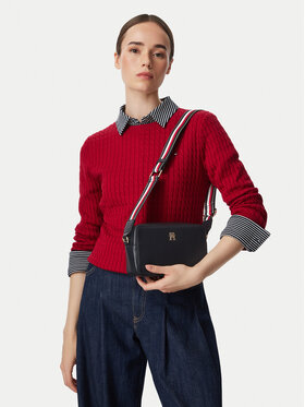 Tommy Hilfiger Torbica Tommy Hilfiger Th Joy Camera Bag Corp AW0AW19315 Tamnoplava