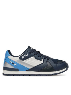 BOSS Sneakersy BOSS J51646 M Tmavomodrá