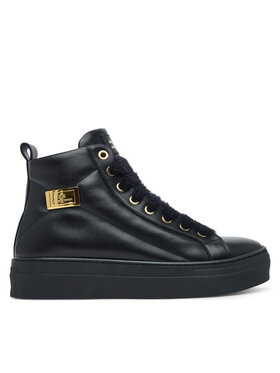 Elisabetta Franchi Īsie zābaki Elisabetta Franchi High Top Lace Up F4-A9E-0362-1251930 D Melns