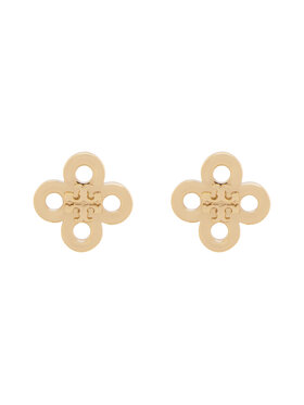 Tory Burch Сережки Tory Burch Forget Me Not Clover Stud 184409 Золотий