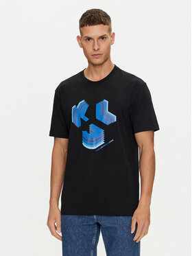 Karl Lagerfeld Jeans Karl Lagerfeld Jeans Camiseta 241D1708 Negro Regular Fit