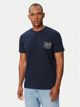 Tommy Jeans Tommy Jeans Camiseta Sign DM0DM23177 Azul marino Regular Fit