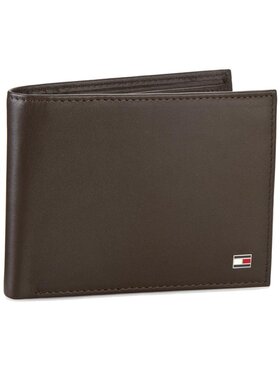 Tommy Hilfiger Peňaženka Tommy Hilfiger Eton Cc Flap And Coin Pocket AM0AM00652/83362 Hnedá