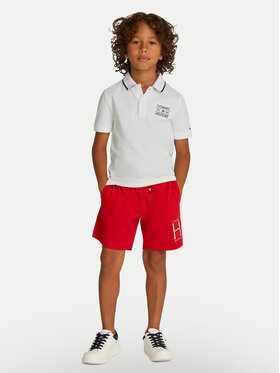 Tommy Hilfiger Tommy Hilfiger Polo KB0KB09524 D Blanco Regular Fit