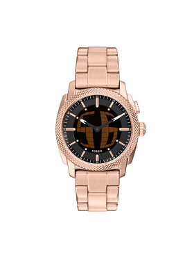 Fossil Годинник Fossil Machine Big Tic FS6158 Рожеве золото