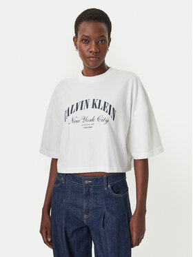 Calvin Klein Jeans Calvin Klein Jeans Camiseta LV047F813G Blanco Boxy Fit