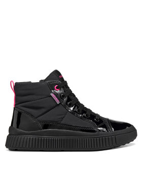 Geox Polacchine Geox J Laquinny Girl B Abx J661JA 0HHFU C9B8L S Nero