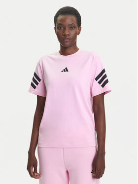 adidas adidas Футболка Future Icons 3-Stripes JE0240 Рожевий Regular Fit