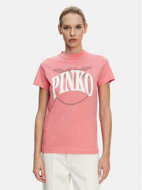 PINKO PINKO Футболка 101752 A2CT N55 Рожевий Regular Fit