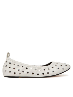 MICHAEL Michael Kors Balerīnas MICHAEL Michael Kors Amy 40S5AYFP1L Balts