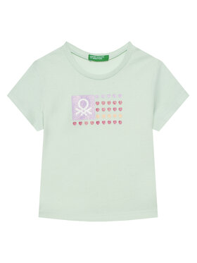 United Colors Of Benetton United Colors Of Benetton Футболка 3I1XG10HU Зелений Regular Fit