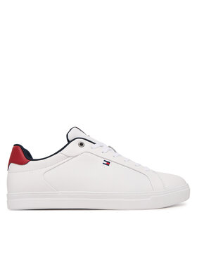 Tommy Hilfiger Αθλητικά Tommy Hilfiger Lightweight Pinperf Lth Sneaker FM0FM05981 Λευκό