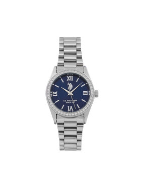 U.S. Polo Assn. Ρολόι U.S. Polo Assn. Melanie USP8460BL Ασημί