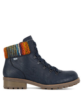 Rieker Schnürschuhe Rieker Z0445-14 Blau