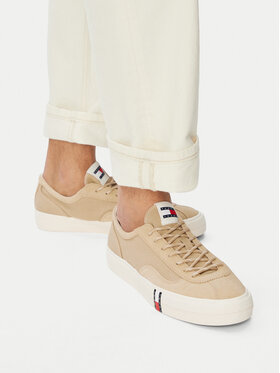 Tommy Jeans Tenisówki Tommy Jeans Archive Vulc Y2K EM0EM01760 Beżowy ciemny