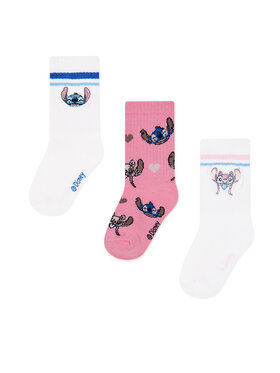 Disney Classics Довгі шкарпетки Disney Classics ACCCS-SS26-102DCLS(3-PACK) Білий