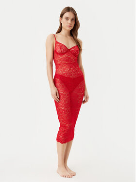 Guess Guess Нічна сорочка O5RK00 KBGT0 Червоний Regular Fit