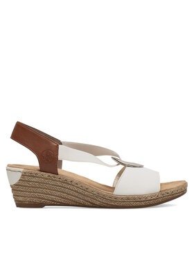 Rieker Sandále Rieker 624H6-81 Biela