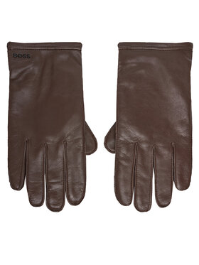 BOSS Vīriešu cimdi Boss Kranton 50526680 Brūns