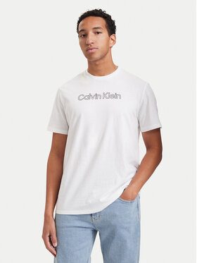 Calvin Klein Calvin Klein Camiseta 30s Logo Graphic LV04LH800G Blanco Regular Fit