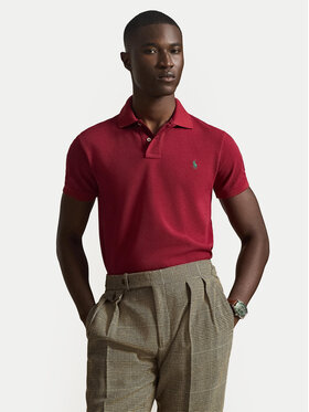 Polo Ralph Lauren Polo Ralph Lauren Поло 710536856501 Темно-червоний Slim Fit