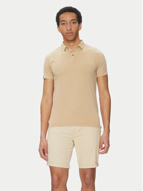 INDICODE INDICODE T-shirt Injamiro 41-143 Beige Regular Fit