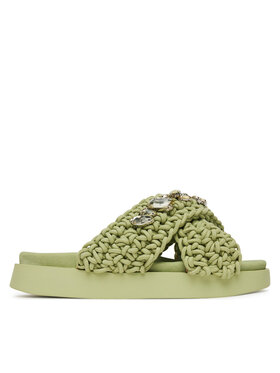 Inuikii Шльопанці Inuikii Woven Stones 70104-106 Зелений