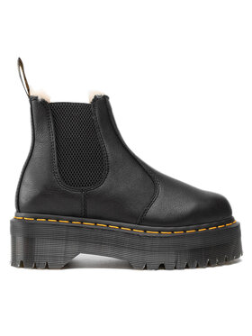 Dr. Martens Členková obuv s elastickým prvkom Dr. Martens 2976 Quad Fl 25635001 Čierna