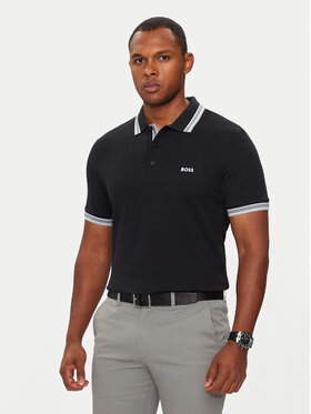 BOSS Boss Поло Paddy 50469055 Чорний Regular Fit