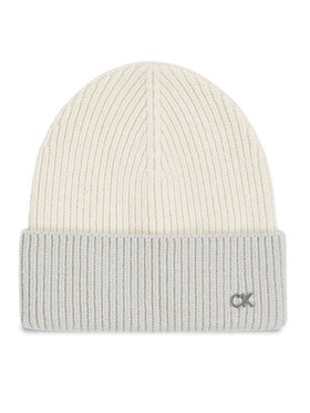 Calvin Klein Berretto Calvin Klein Metal Two-Tone Chunky K60K612598 Écru