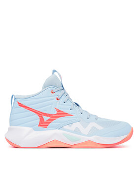 Mizuno Halové topánky Mizuno Wave Momentum Pro Mid V1GC2545 Svetlo modrá