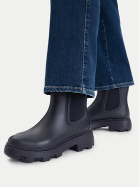 Tommy Hilfiger Kalosze Tommy Hilfiger Flag Cleated FW0FW09387 Granatowy
