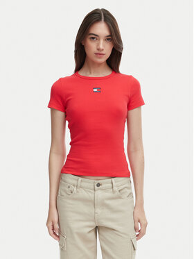 Tommy Jeans Tommy Jeans Camiseta DW0DW17881 Rojo Slim Fit