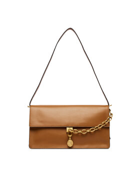 Tommy Hilfiger Kabelka Tommy Hilfiger Crest Leather Conv Shoulder Bag AW0AW19015 Hnedá