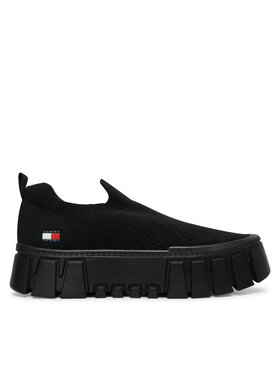 Tommy Jeans Сникърси Tommy Jeans Tjw Chunky Knit Sneaker EN0EN03014 Черен