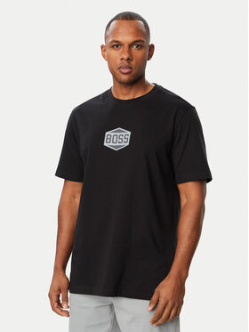 BOSS BOSS Camiseta Logo Tape2 50574200 Negro Regular Fit